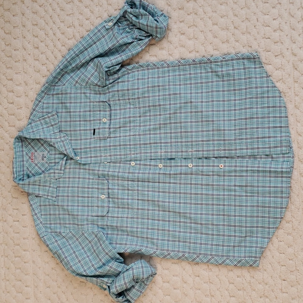 Izod Mens Button Up Shirt